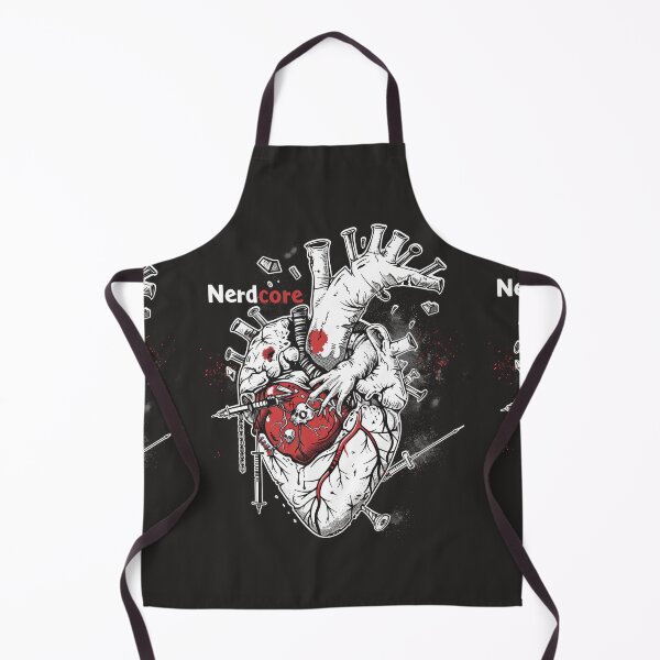 Item preview, “Nerdcore” Heart Art with Retrofuturistic Graffiti designed and sold by Piotrek0001.