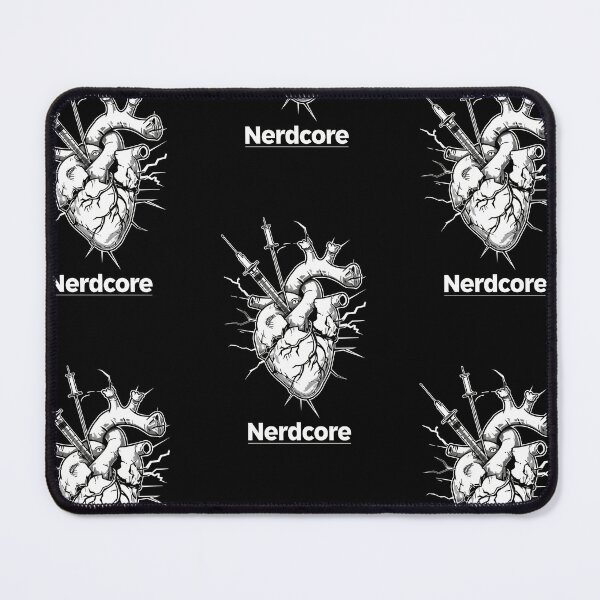 Item preview, “Nerdcore” Heart Art with Retrofuturistic Graffiti designed and sold by Piotrek0001.