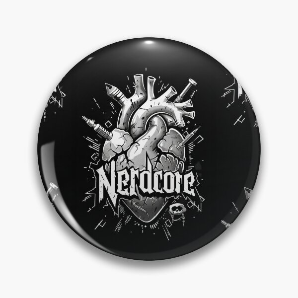 Item preview, “Nerdcore” Heart Art with Retrofuturistic Graffiti designed and sold by Piotrek0001.