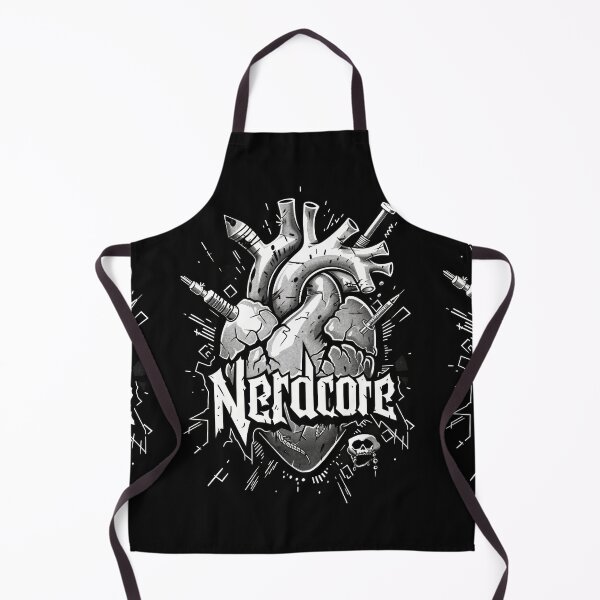 Item preview, “Nerdcore” Heart Art with Retrofuturistic Graffiti designed and sold by Piotrek0001.
