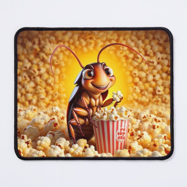 Item preview, Popcorn Feast with a Cheerful American Cockroach designed and sold by Sillytoe.
