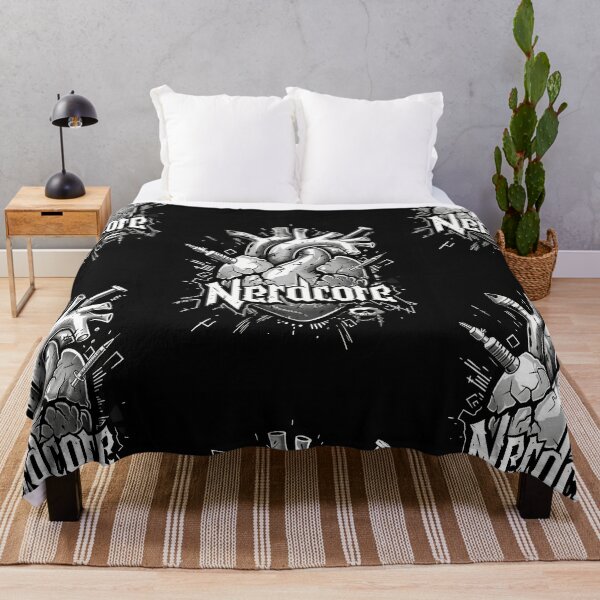 Item preview, “Nerdcore” Heart Art with Retrofuturistic Graffiti designed and sold by Piotrek0001.