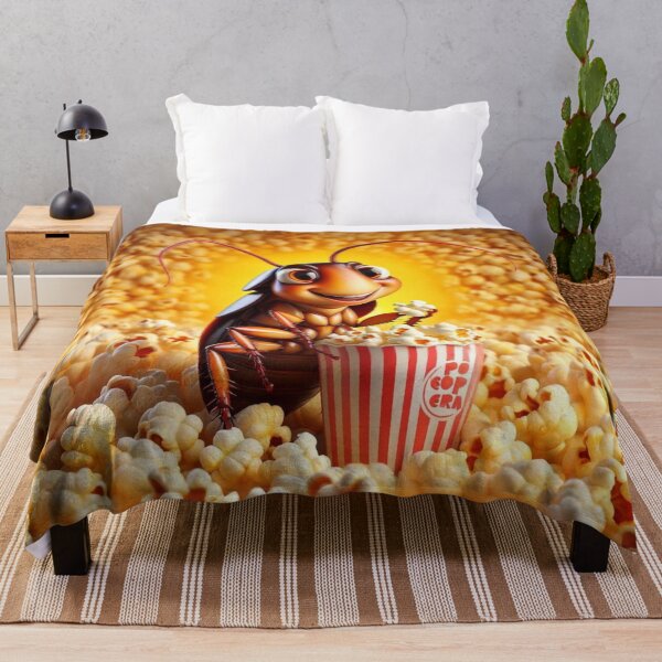 Item preview, Popcorn Feast with a Cheerful American Cockroach designed and sold by Sillytoe.