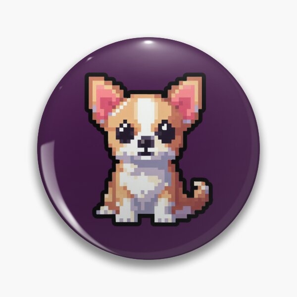 Item preview, Pixelated Chihuahua dog designed and sold by miriam-miranda.