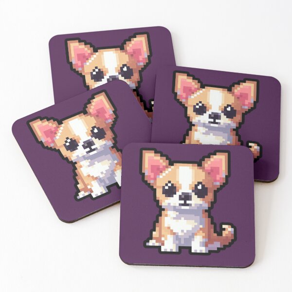 Item preview, Pixelated Chihuahua dog designed and sold by miriam-miranda.
