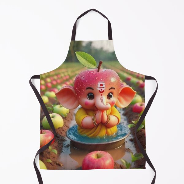 Item preview, Lord Ganesha cute lovely nature Art designed and sold by Eshant.