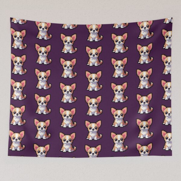Item preview, Pixelated Chihuahua dog designed and sold by miriam-miranda.