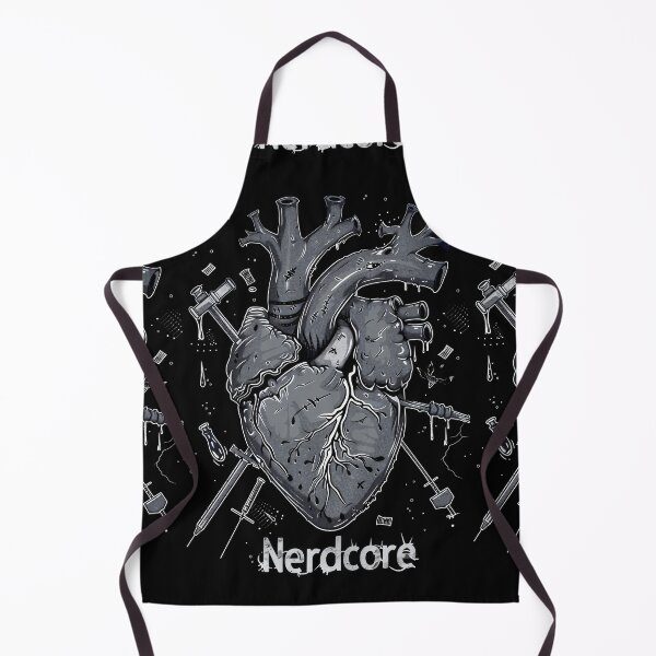 Item preview, “Nerdcore” Heart Art with Retrofuturistic Graffiti designed and sold by Piotrek0001.