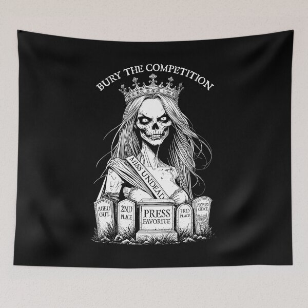 Item preview, Zombie Girl Beauty Queen Bury Competition Funny Halloween designed and sold by GrandeDuc.
