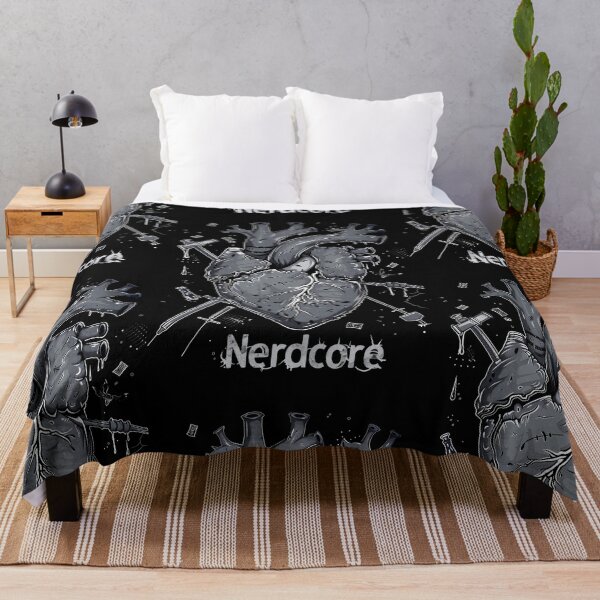 Item preview, “Nerdcore” Heart Art with Retrofuturistic Graffiti designed and sold by Piotrek0001.