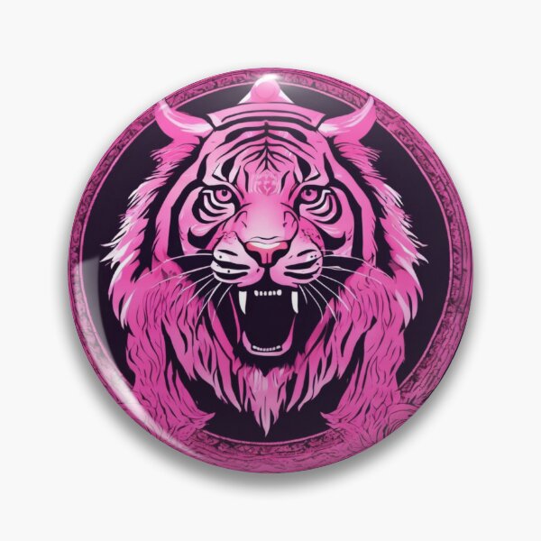 Item preview, Majestic Pink Tiger: A Symbol of Strength and Beauty designed and sold by CraftedConcepts.