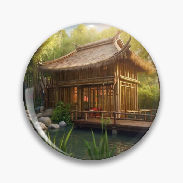 Item preview, Japanese Bamboo Oasis by the River designed and sold by BlareBlare.