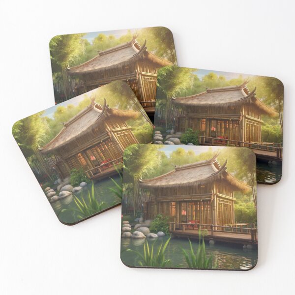 Item preview, Japanese Bamboo Oasis by the River designed and sold by BlareBlare.