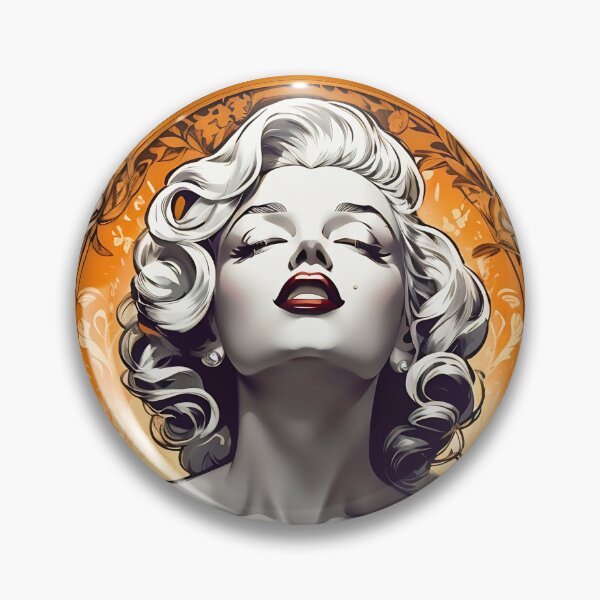 Artikelvorschau, Elegante Marilyn im Ecstasy-Retro-Vintage-Ornamentdesign entworfen und verkauft von BorgSpareParts.