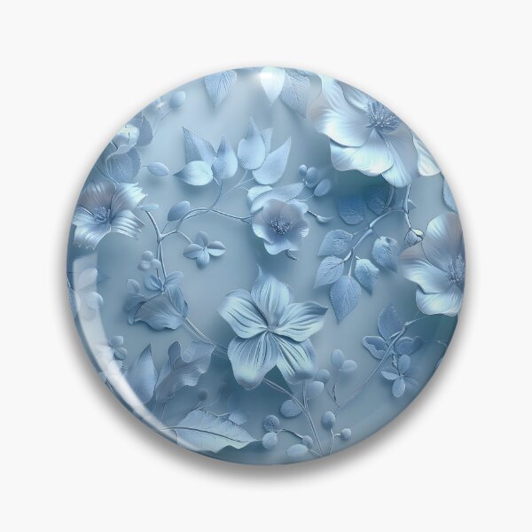 Item preview, Turquoise Floral Sculpted Grace designed and sold by AI-Only Creations.
