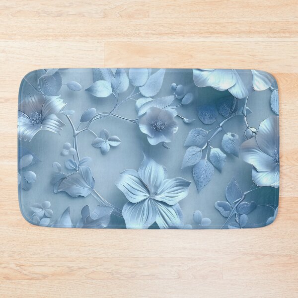Item preview, Turquoise Floral Sculpted Grace designed and sold by AI-Only Creations.