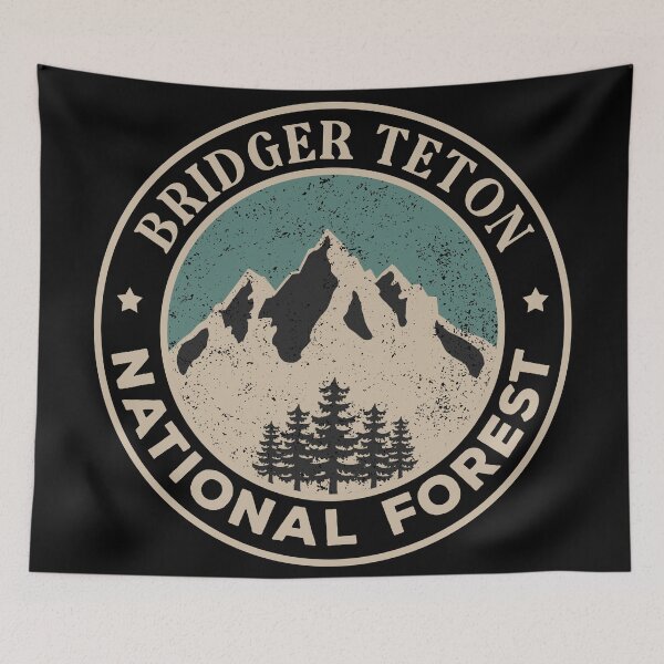 Item preview, Bridger Teton National Forest designed and sold by graphic-map.