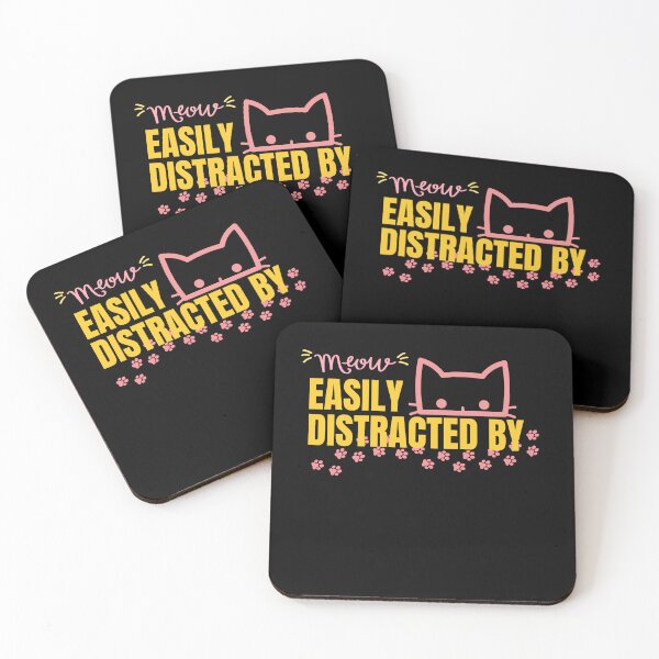 Item preview, Easily Distracted By Cats designed and sold by heartfeltarts93.