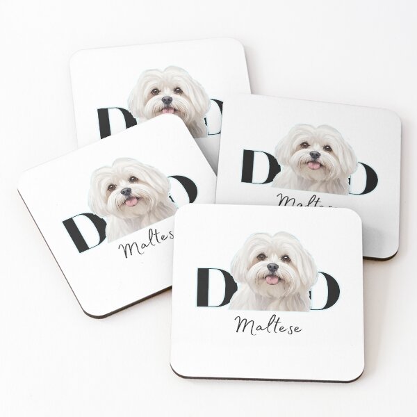 Item preview, Minimalistic aesthetic Dad of Maltese Dog  designed and sold by GoodyPaws.