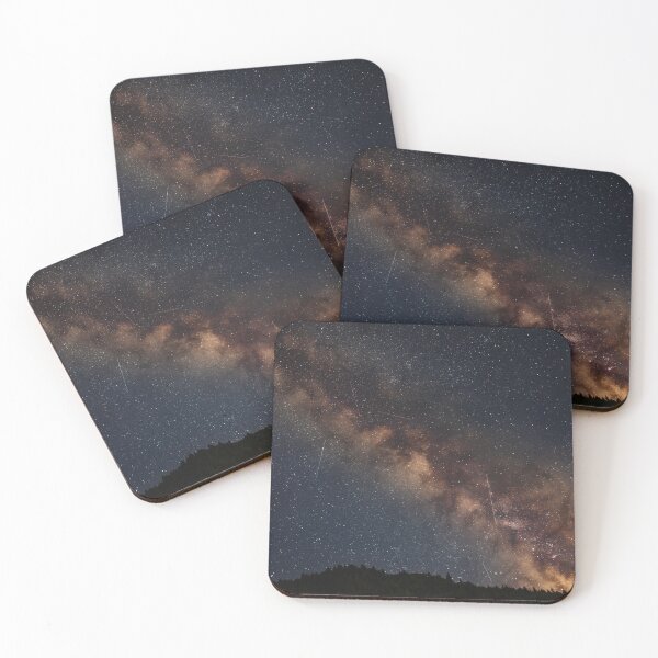 Item preview, Milky Way Over Forest Silhouette designed and sold by DavidPhotos.