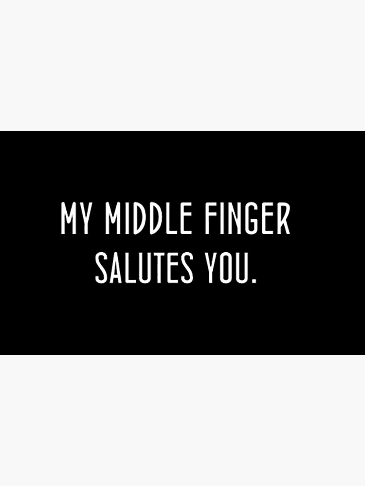 My Middle Finger Salutes You übersetzung