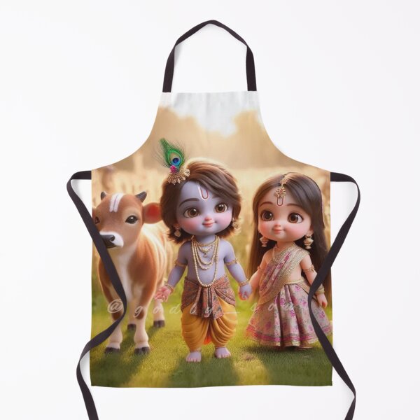Item preview, Radha Krishna cute lovely Art of love and peace designed and sold by Eshant.
