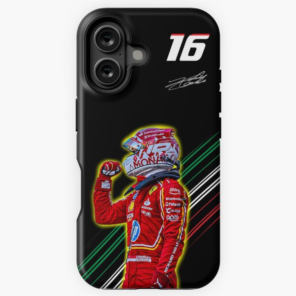 Aperçu de l'œuvre F1 Ferrari Charles Leclerc remporte Monaco créée et vendue par WYCreations.
