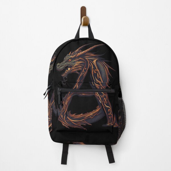 Item preview, letter A with a dragon designed and sold by ColorfulCreate.