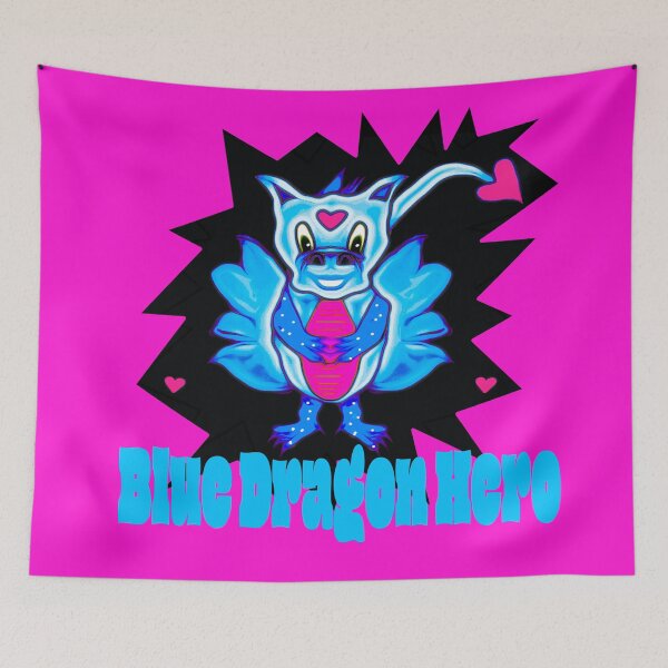 Item preview, Blue Dragon Hero designed and sold by CatsAndCo.