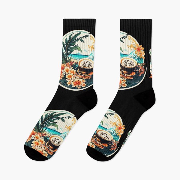 Item preview, Lazy Morning of a Slow Day with Specialty Coffee on a Beach designed and sold by NautiChic.