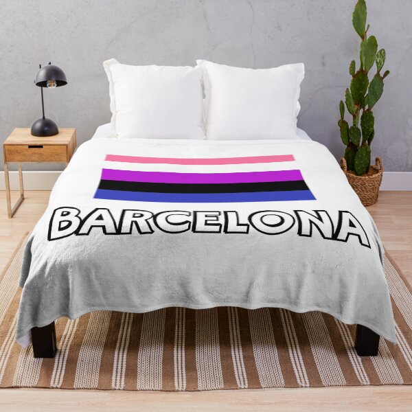 Item preview, Genderfluid Pride Flag Barcelona designed and sold by Inspirationmotivation.