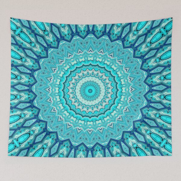 Item preview, Turquoise Mesmerizing Mandala designed and sold by KaSaPo.