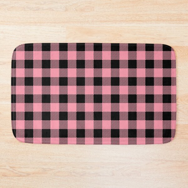 Item preview, Pink and Black Plaid Tartan Pattern designed and sold by Jeallan Designs.