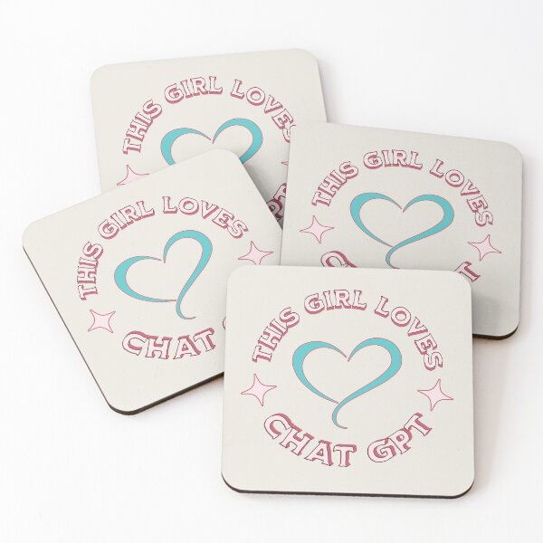 Item preview, This Girl Loves GPT-Chat designed and sold by CozyLightsStore.