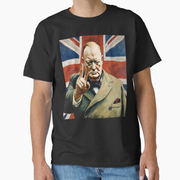 Item preview, "Victory Gesture: Winston Churchill" designed and sold by Artisticanvas.