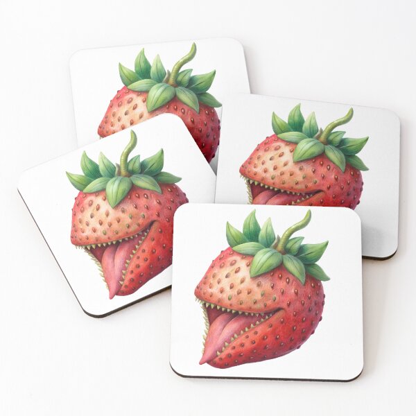 Item preview, Predatory strawberry designed and sold by WIZZZZART.