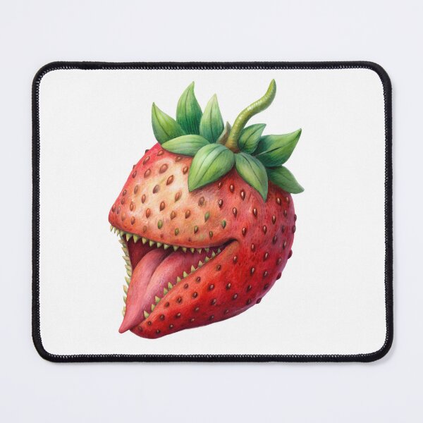 Item preview, Predatory strawberry designed and sold by WIZZZZART.