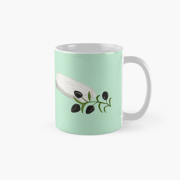 Item preview, Queso Feta Griego Con Ilustración De Rama De Olivo designed and sold by the little fennec.