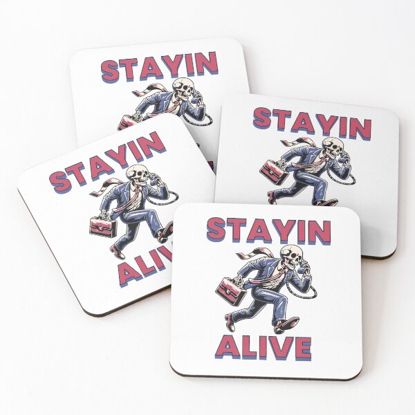 Artikelvorschau, Stayin' Alive Skeleton: Der Firmenalltag entworfen und verkauft von CyberWindow.