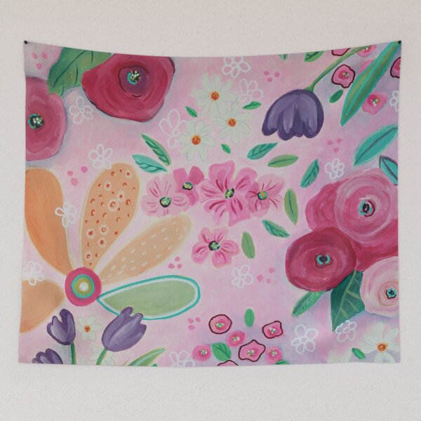Item preview, Floral Pink Sorbet designed and sold by Mary Montelongo.