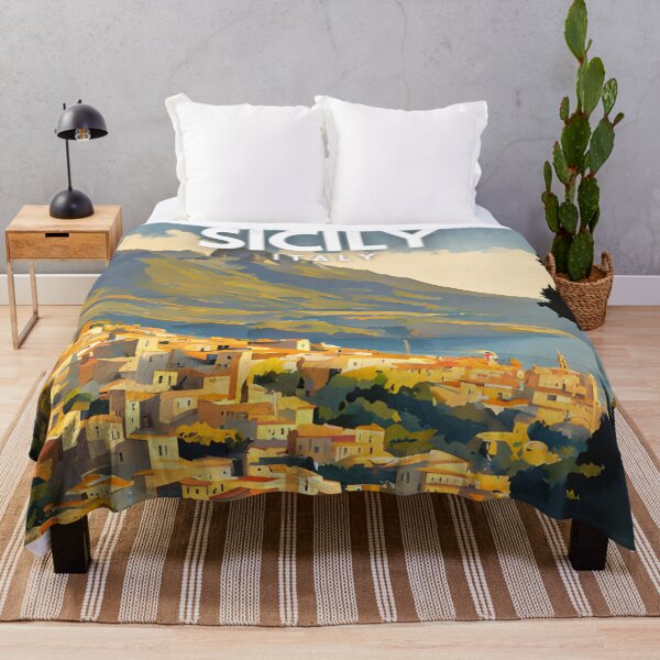 Item preview, Sicily Italy Travel Art designed and sold by ZionPosteria.