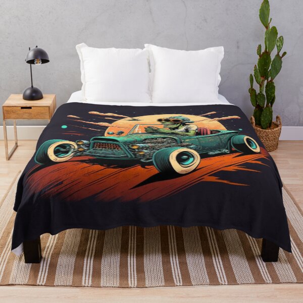 Item preview, Alien Hot Rod Racer designed and sold by Sillytoe.
