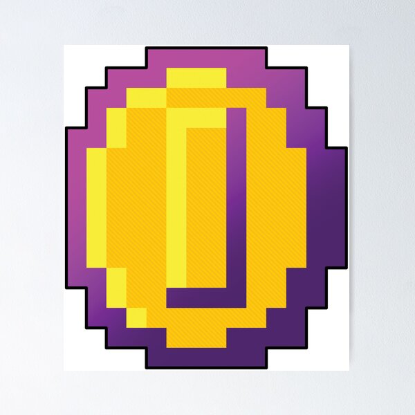 Item preview, Pixel art coin designed and sold by eviltorn.