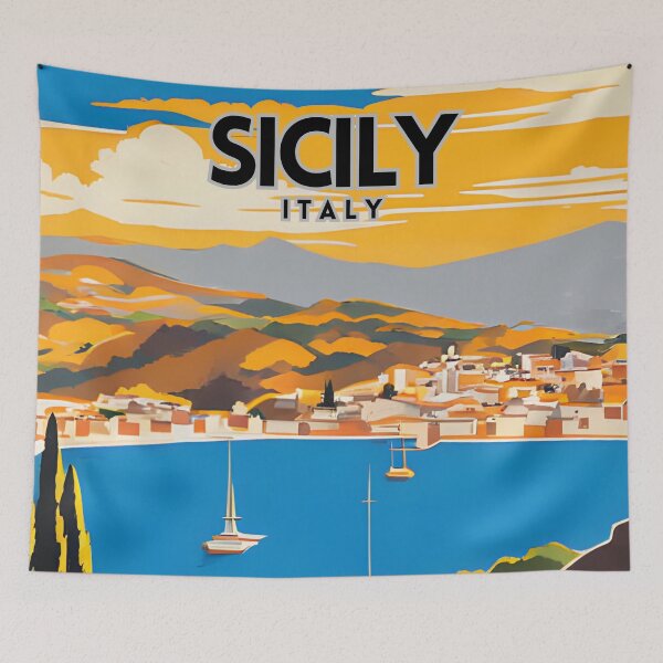Item preview, Sicily Italy Travel designed and sold by ZionPosteria.