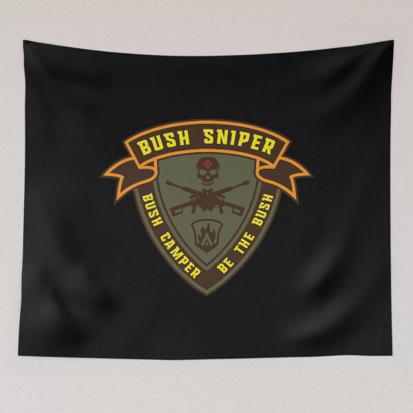 Item preview, Funny Bush Sniper Camper Military Gamer Gift designed and sold by Bronby.