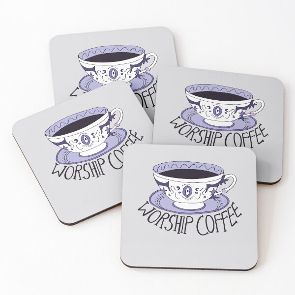 Item preview, worship coffee designed and sold by merialnam.