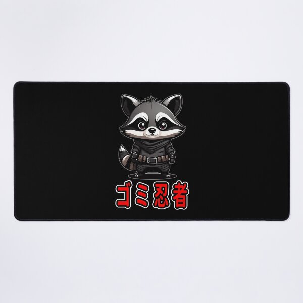 Item preview, Trash Ninja, Kazu, Kawaii Cute Racoon, Kanji Writing designed and sold by Burn-Ego.