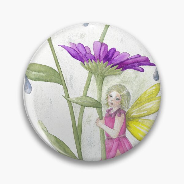 Item preview, The little fairy in the summer rain designed and sold by Sandra  Steinke.