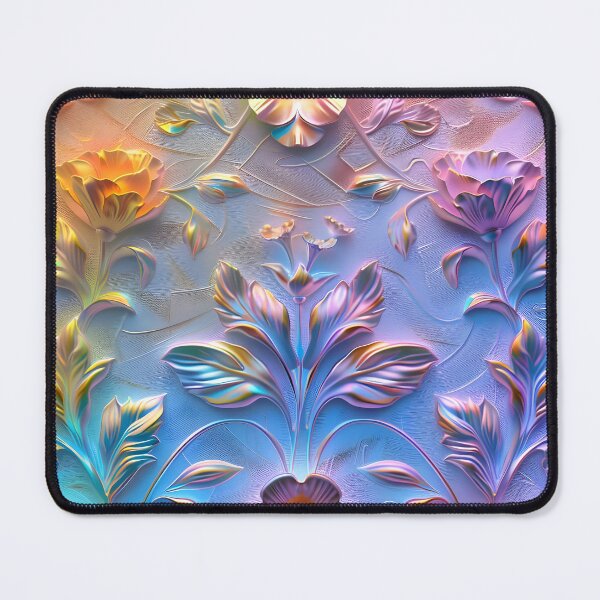 Item preview, Rainbow Radiance: Sculpted Floral Spectacle designed and sold by AI-Only Creations.