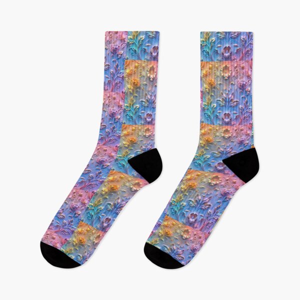 Item preview, Rainbow Radiance: Sculpted Floral Spectacle designed and sold by AI-Only Creations.